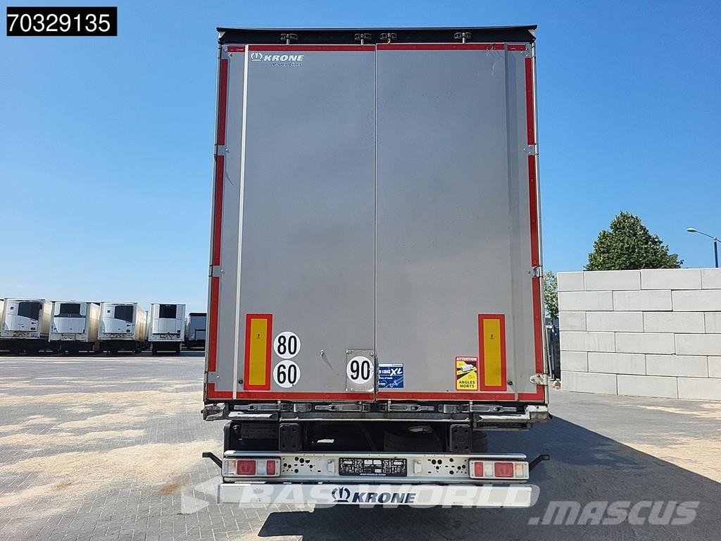 Krone SD Palletenkasten Lift Axle Perdeli yari çekiciler