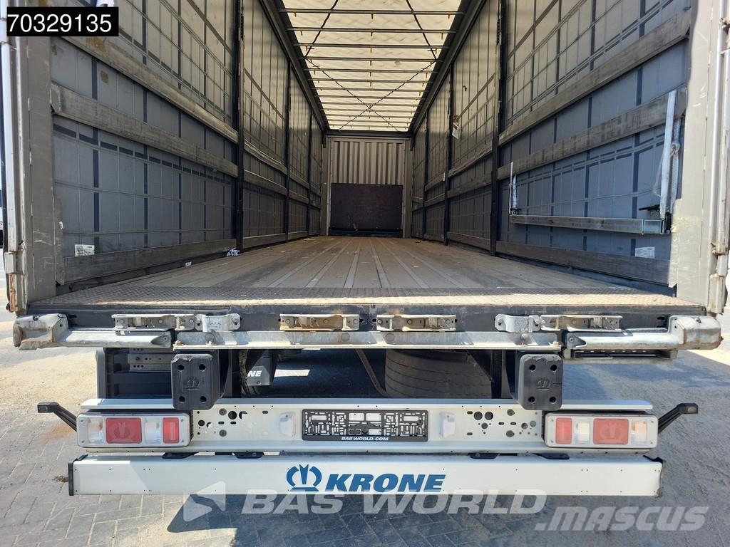 Krone SD Palletenkasten Lift Axle Perdeli yari çekiciler