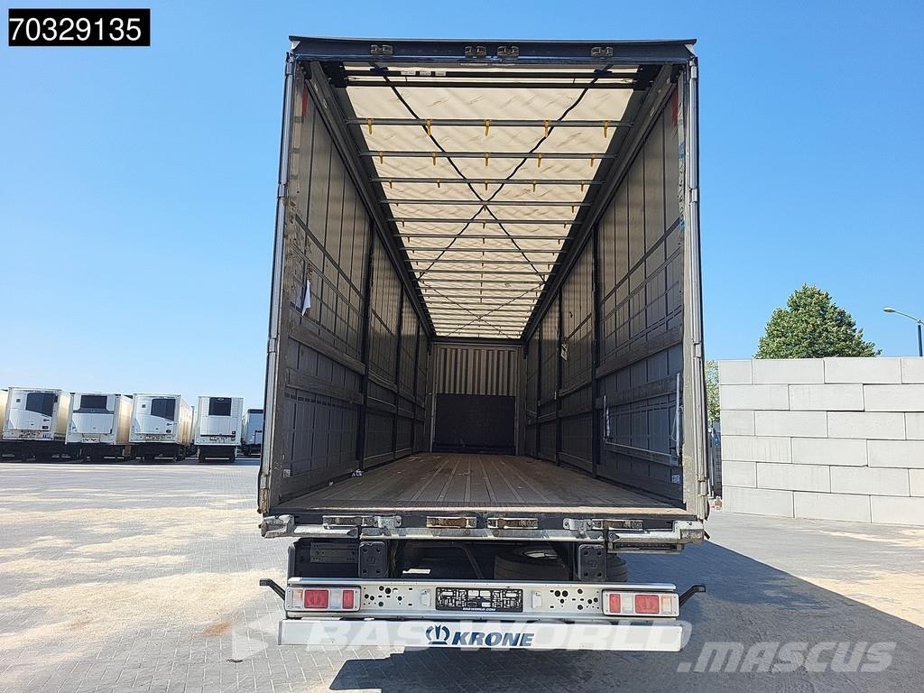 Krone SD Palletenkasten Lift Axle Perdeli yari çekiciler