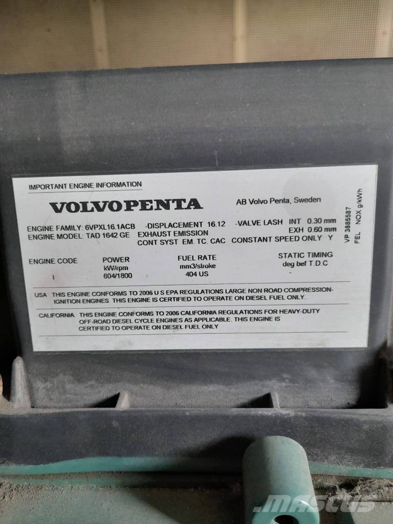 Volvo Penta TAD 1642 GE Diesel Generators