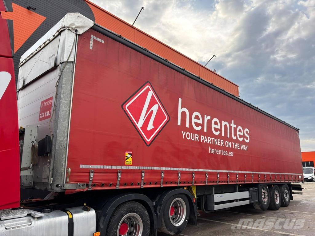 Schmitz Cargobull SCB S3T SLIDING ROOF / 1 AXLE LIFT Perdeli yari çekiciler