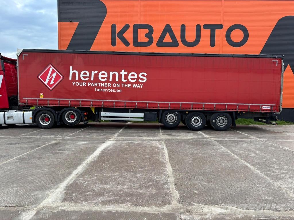 Schmitz Cargobull SCB S3T SLIDING ROOF / 1 AXLE LIFT Perdeli yari çekiciler