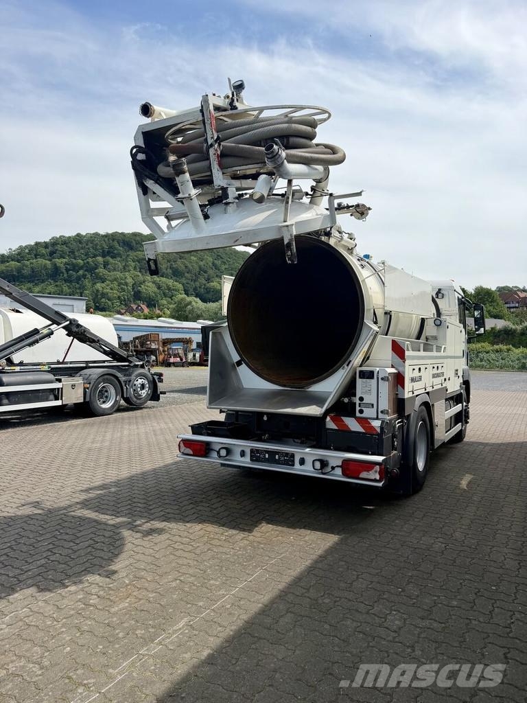 MAN TGS 18.320 4X4 KANAL MÜLLER VACUMASTER Camiões Aspiradores Combi