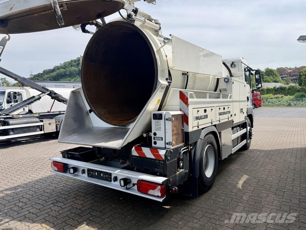 MAN TGS 18.320 4X4 KANAL MÜLLER VACUMASTER Camiões Aspiradores Combi