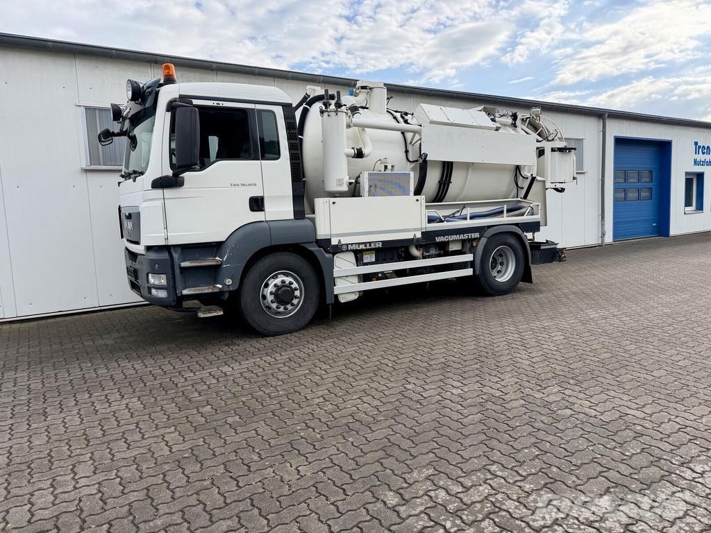 MAN TGS 18.320 4X4 KANAL MÜLLER VACUMASTER Camiões Aspiradores Combi