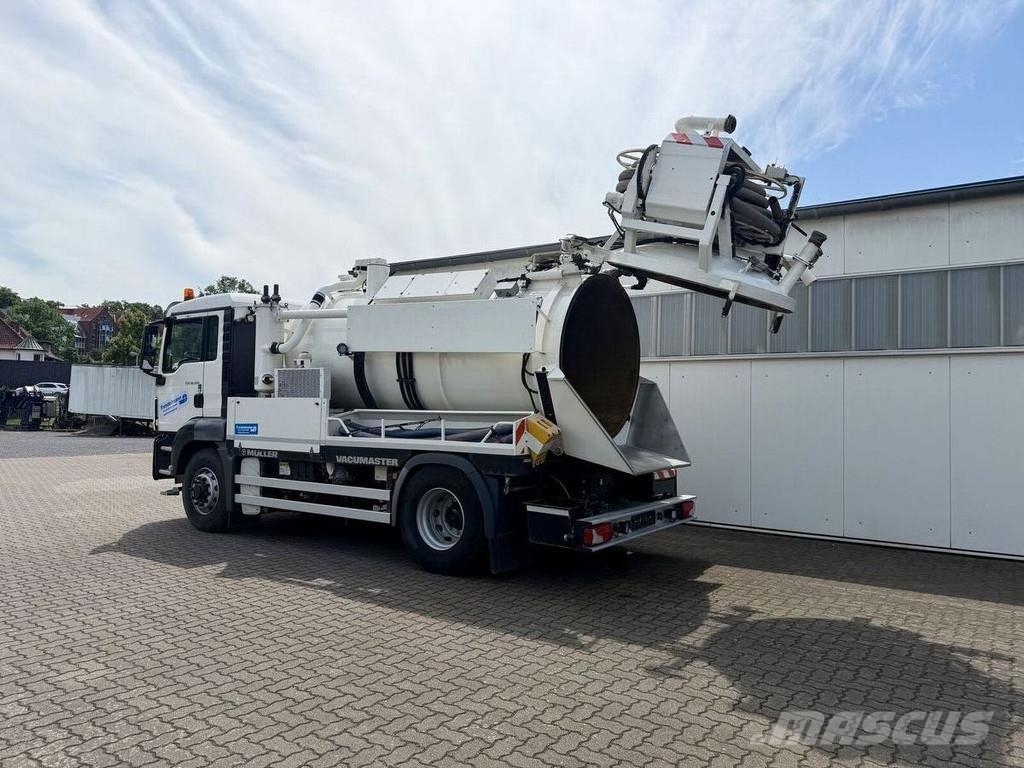 MAN TGS 18.320 4X4 KANAL MÜLLER VACUMASTER Camiões Aspiradores Combi