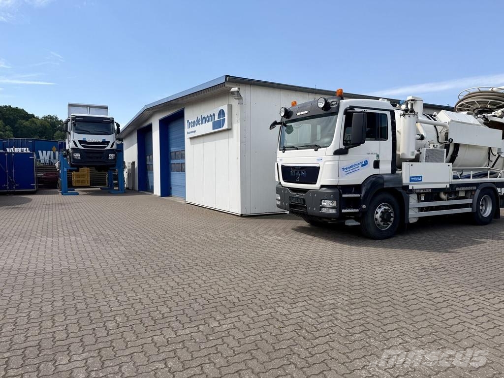 MAN TGS 18.320 4X4 KANAL MÜLLER VACUMASTER Camiões Aspiradores Combi