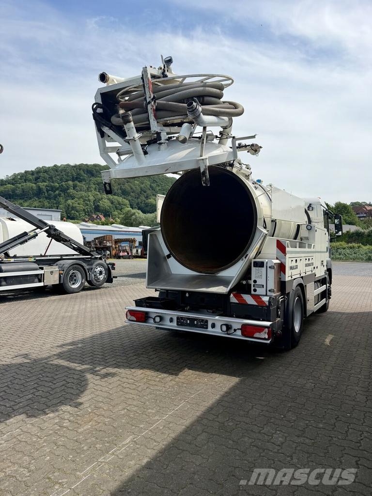 MAN TGS 18.320 4X4 KANAL MÜLLER VACUMASTER Camiões Aspiradores Combi