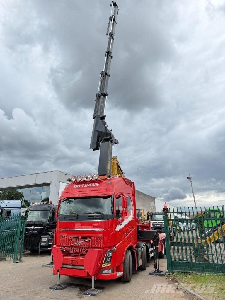 Volvo FH 750 8x2 + PALFINGER PK92002 SH E (6x - 20m) - U Pritschenwagen/Pritschenwagen mit Seitenklappe