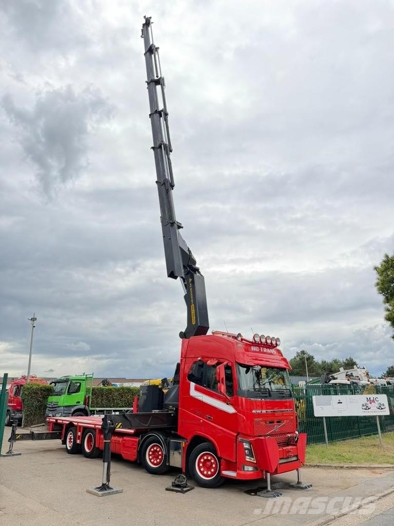 Volvo FH 750 8x2 + PALFINGER PK92002 SH E (6x - 20m) - U Pritschenwagen/Pritschenwagen mit Seitenklappe