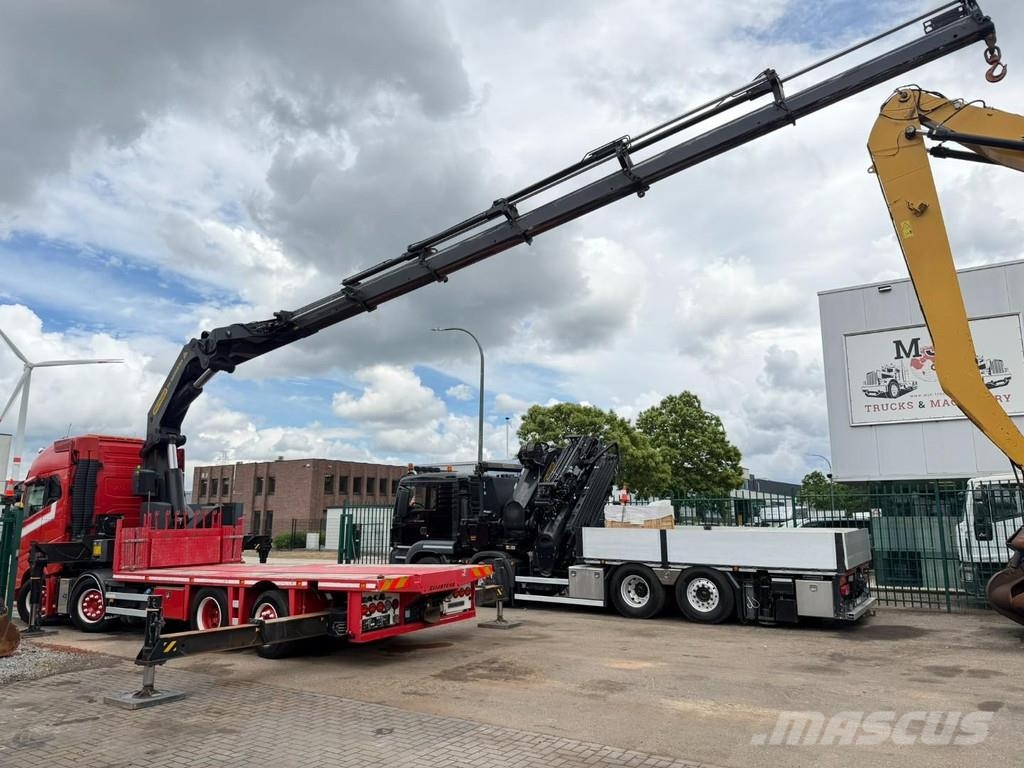 Volvo FH 750 8x2 + PALFINGER PK92002 SH E (6x - 20m) - U Pritschenwagen/Pritschenwagen mit Seitenklappe