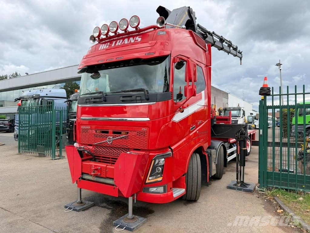 Volvo FH 750 8x2 + PALFINGER PK92002 SH E (6x - 20m) - U Pritschenwagen/Pritschenwagen mit Seitenklappe