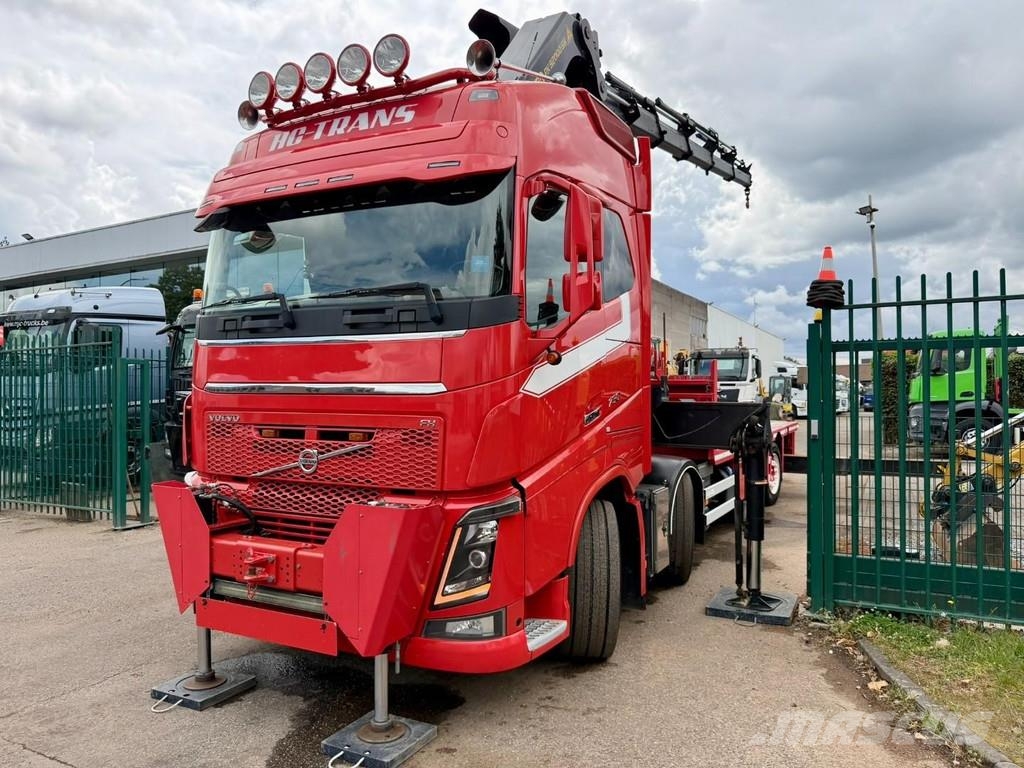Volvo FH 750 8x2 + PALFINGER PK92002 SH E (6x - 20m) - U Lastbil med lad/Flatbed
