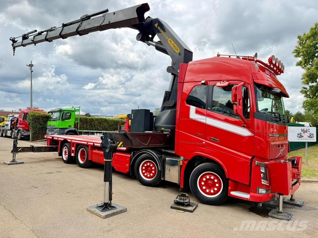 Volvo FH 750 8x2 + PALFINGER PK92002 SH E (6x - 20m) - U Lastbil med lad/Flatbed