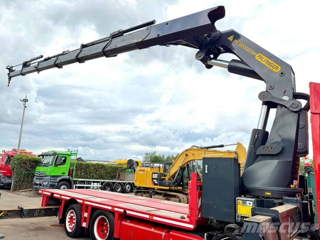 Volvo FH 750 8x2 + PALFINGER PK92002 SH E (6x - 20m) - U Pritschenwagen/Pritschenwagen mit Seitenklappe