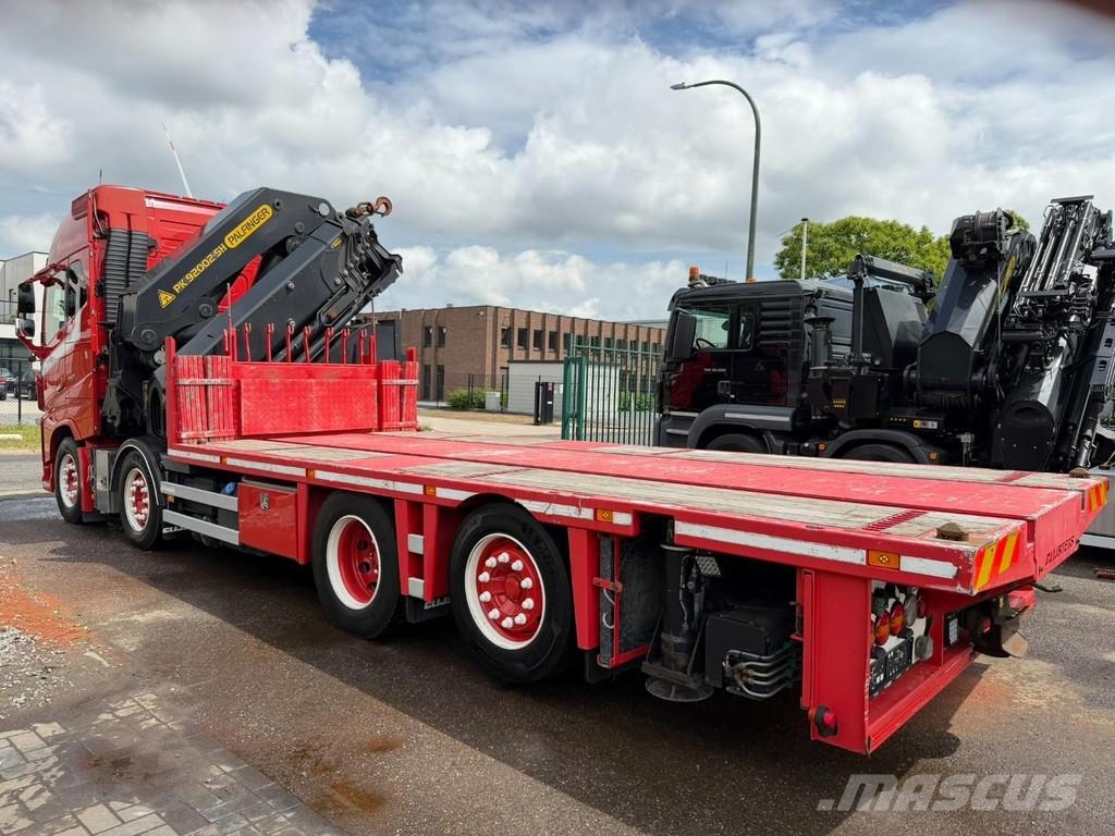 Volvo FH 750 8x2 + PALFINGER PK92002 SH E (6x - 20m) - U Pritschenwagen/Pritschenwagen mit Seitenklappe