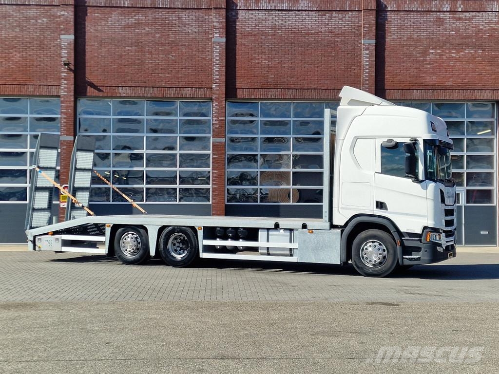 Scania R450 Highline 6x2*4 - New Flatbed - Ramps - Full a 차량 수송차