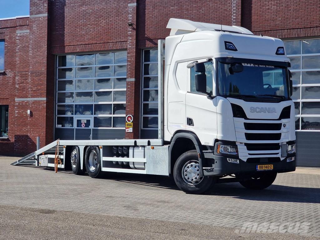 Scania R450 Highline 6x2*4 - New Flatbed - Ramps - Full a 차량 수송차