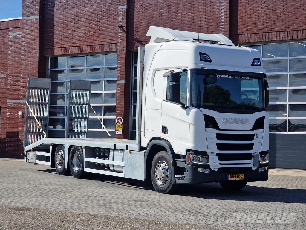 Scania R450 Highline 6x2*4 - New Flatbed - Ramps - Full a 차량 수송차