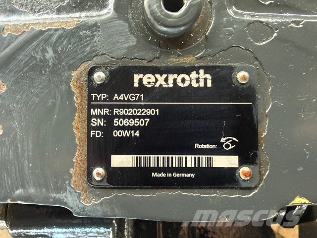 Rexroth A4VG71 USED HYDRAULIC PUMP Hidráulicos