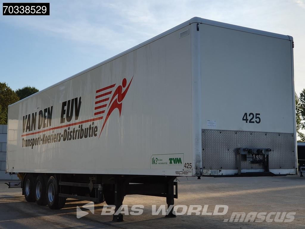 Spier SGL390 3 axles BPW نصف مقطورات ذات هيكل صندوقي