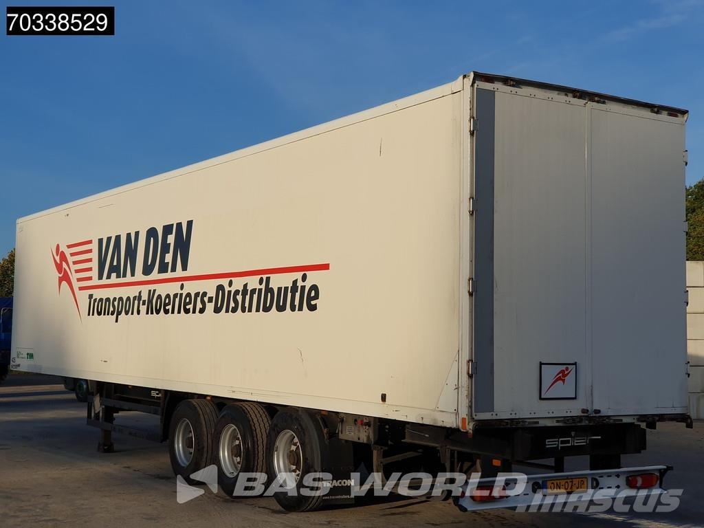 Spier SGL390 3 axles BPW نصف مقطورات ذات هيكل صندوقي
