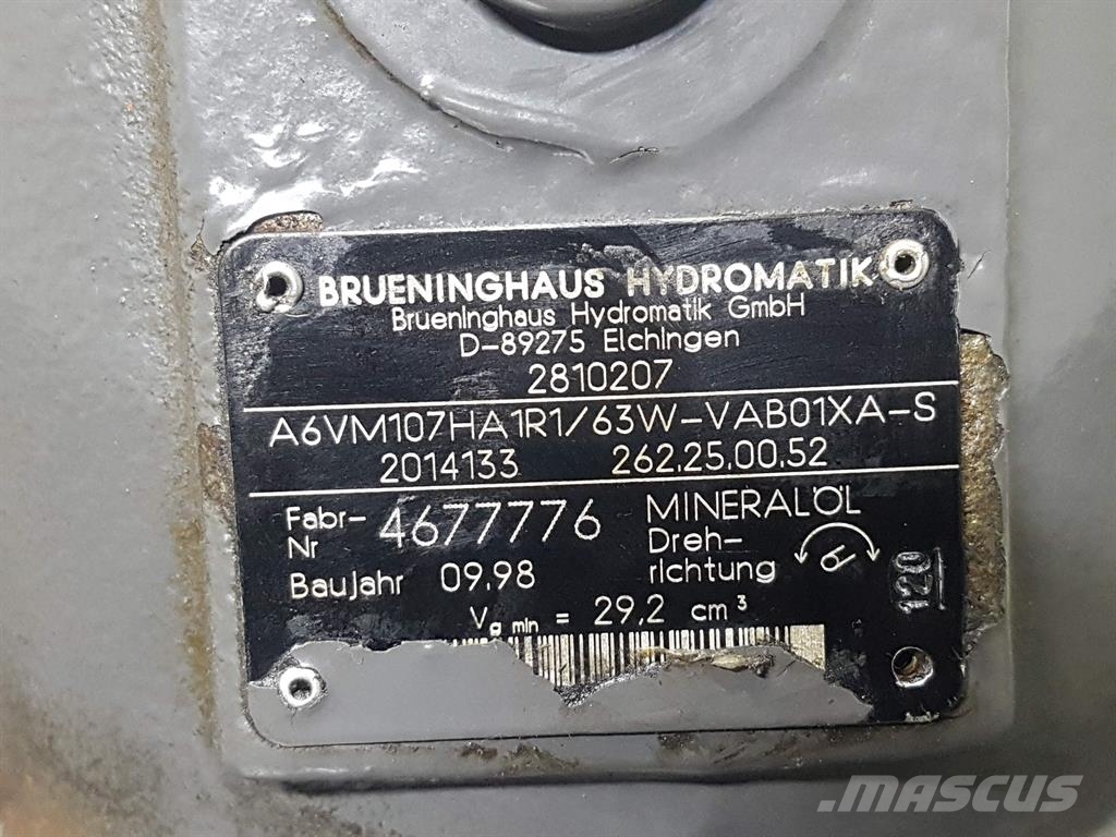 Volvo L30B-2810207-Hydromatik A6VM107HA1R1/63W-Motor Hidraulika