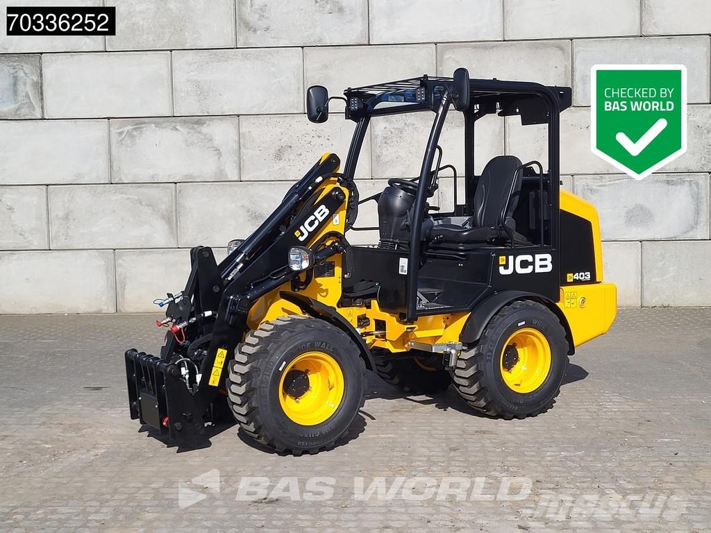 JCB 403 SP FACTORY WARRANTY - WEIDEMAN COUPLER - KUBOT Utovarivači na kotačima