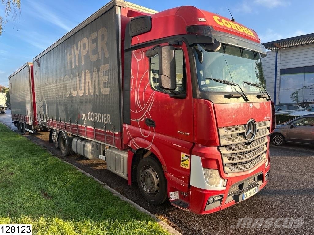 Mercedes-Benz Actros 2548 EURO 6, 6x2, Lift roof, Combi Pritsche & Plane