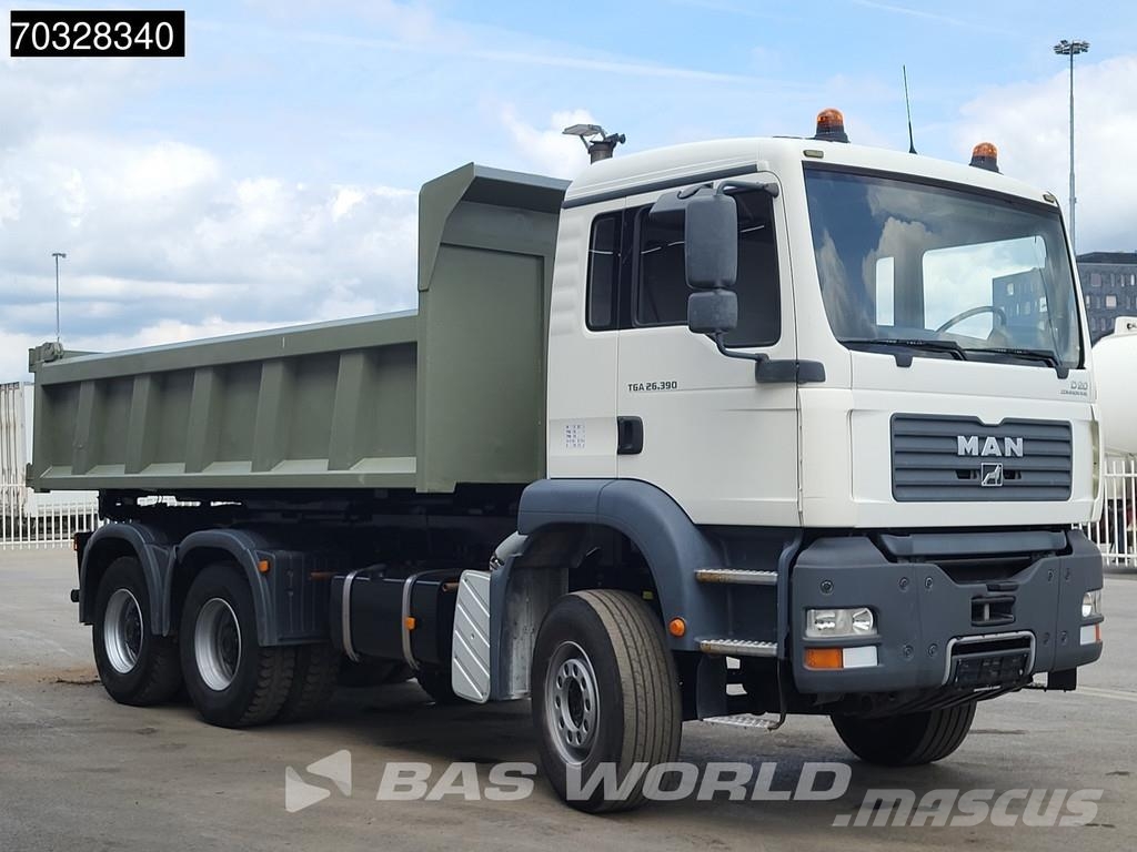 MAN TGA 26.390 6X4 10m3 2-way tipper Steelsuspension B Самосвал