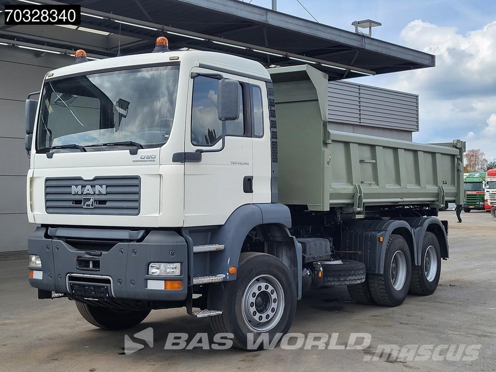 MAN TGA 26.390 6X4 10m3 2-way tipper Steelsuspension B Самосвал