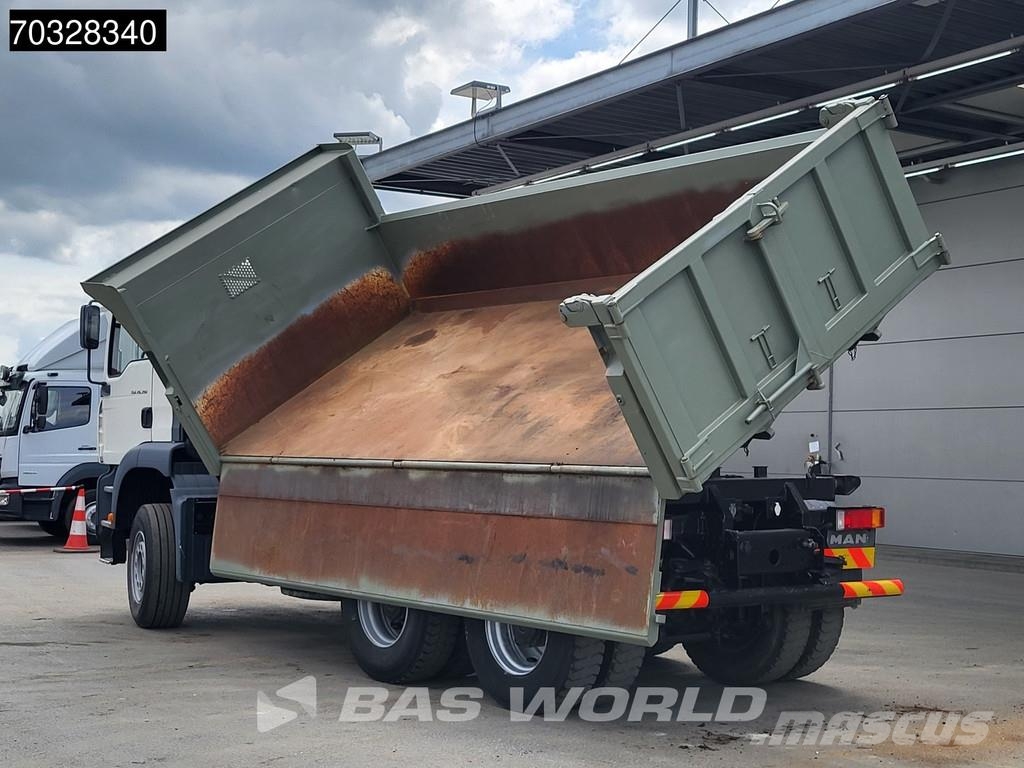 MAN TGA 26.390 6X4 10m3 2-way tipper Steelsuspension B Самосвал