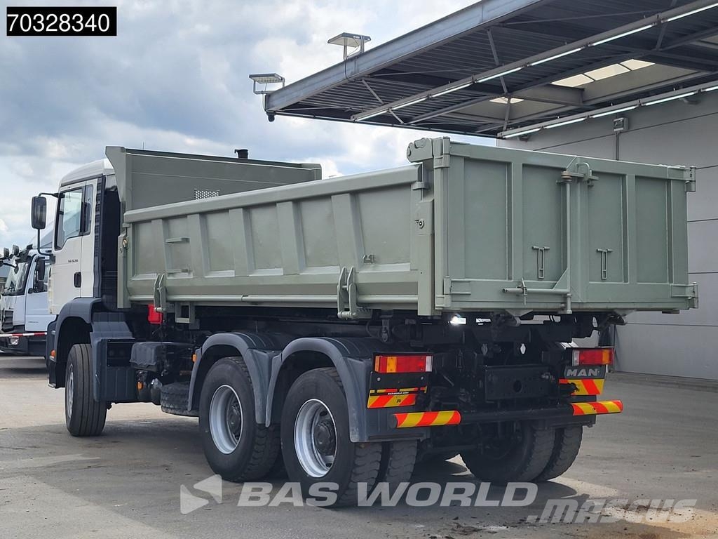 MAN TGA 26.390 6X4 10m3 2-way tipper Steelsuspension B Самосвал