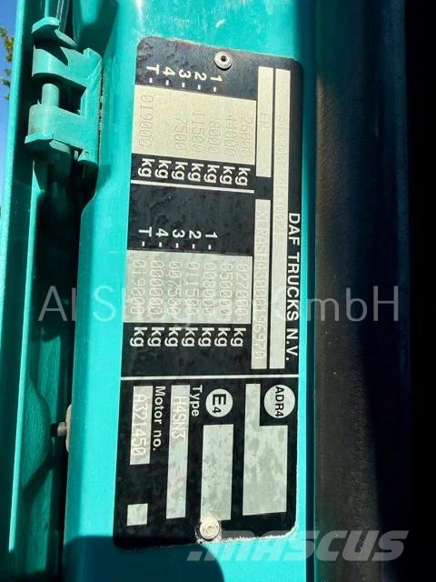 DAF XF 480 6x2/Standklima/Eu6/Komplettzug شاحنات بغطاء جانبي