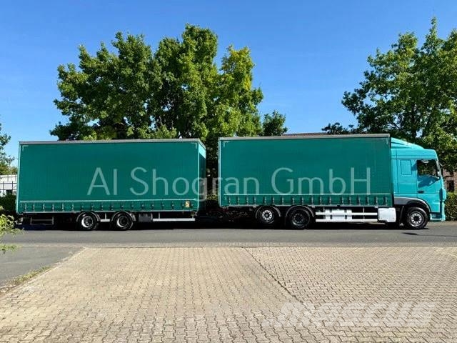 DAF XF 480 6x2/Standklima/Eu6/Komplettzug شاحنات بغطاء جانبي