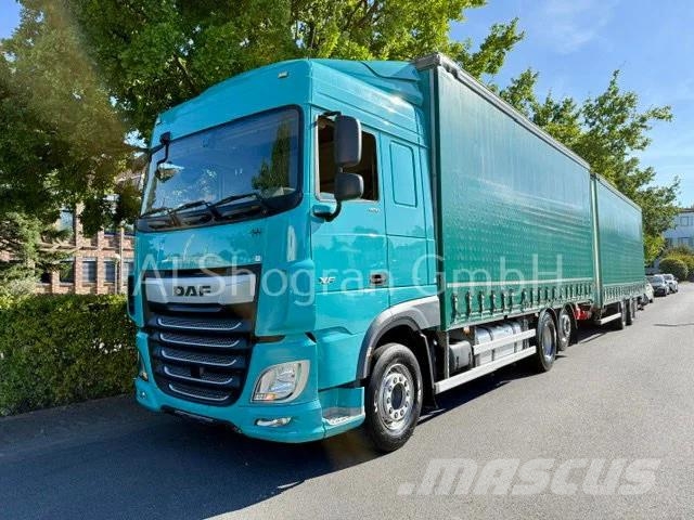 DAF XF 480 6x2/Standklima/Eu6/Komplettzug شاحنات بغطاء جانبي