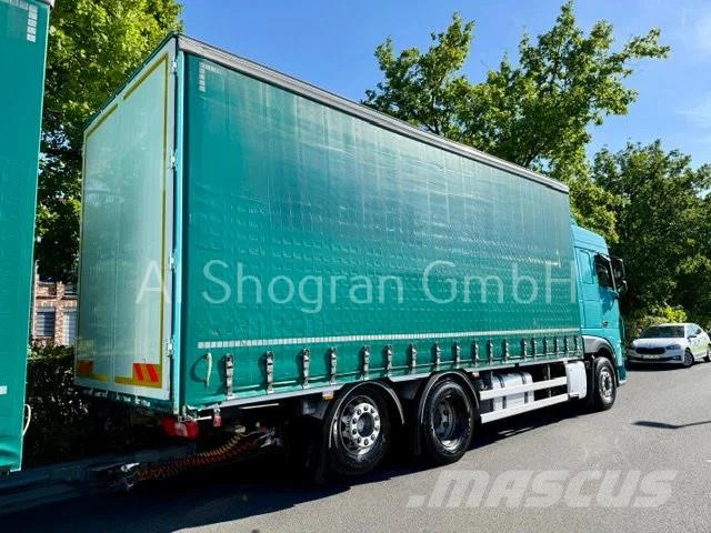 DAF XF 480 6x2/Standklima/Eu6/Komplettzug شاحنات بغطاء جانبي