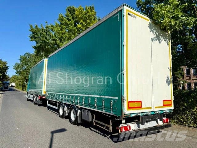 DAF XF 480 6x2/Standklima/Eu6/Komplettzug شاحنات بغطاء جانبي