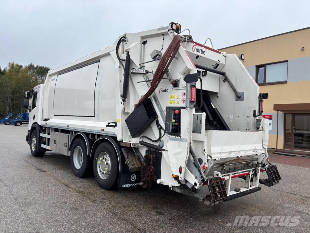Scania P360 6x2*4 EURO6 + WINCH + NORBA PRESS Камиони за отпадъци