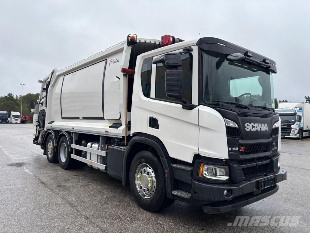Scania P360 6x2*4 EURO6 + WINCH + NORBA PRESS Камиони за отпадъци