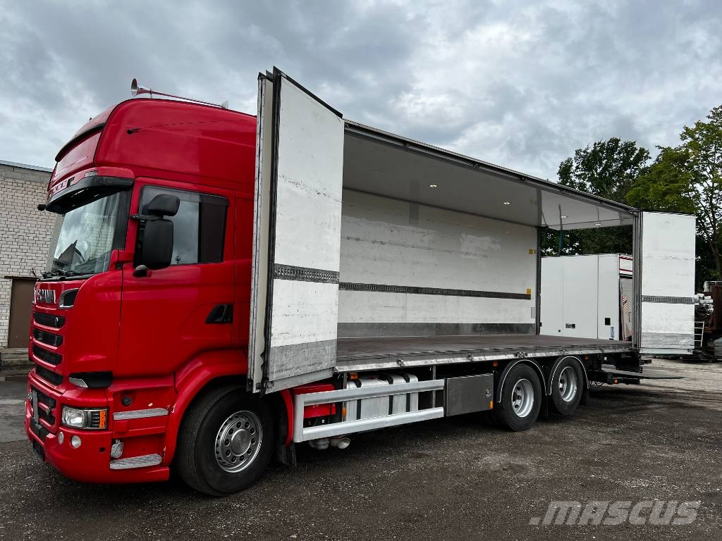 Scania R520LB6X2HNB EURO6, ADR+PTO,Retarder,full air Camiones con caja de remolque