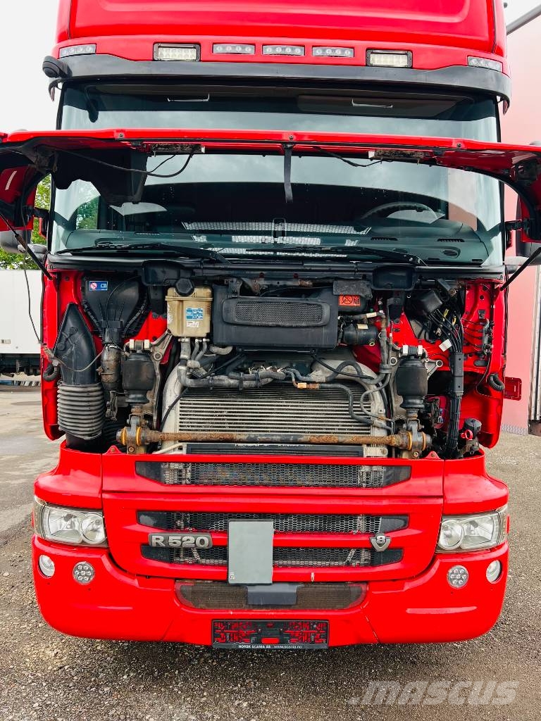 Scania R520LB6X2HNB EURO6, ADR+PTO,Retarder,full air Camiones con caja de remolque