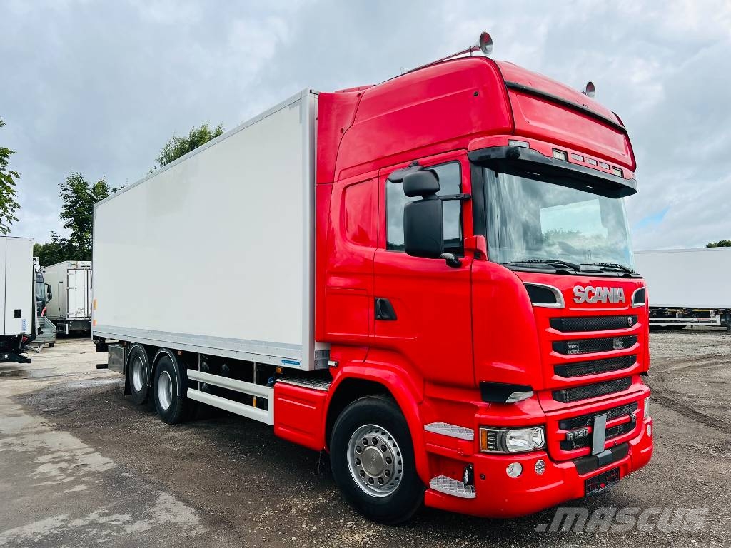 Scania R520LB6X2HNB EURO6, ADR+PTO,Retarder,full air Camiones con caja de remolque