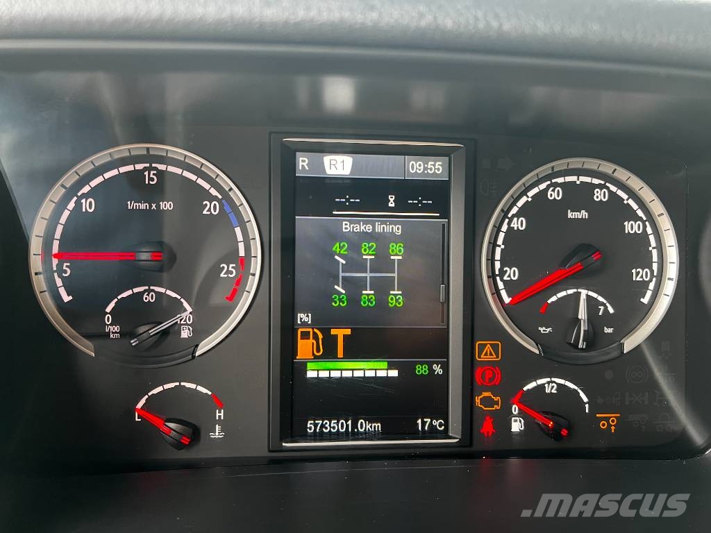 Scania R520LB6X2HNB EURO6, ADR+PTO,Retarder,full air Camiones con caja de remolque