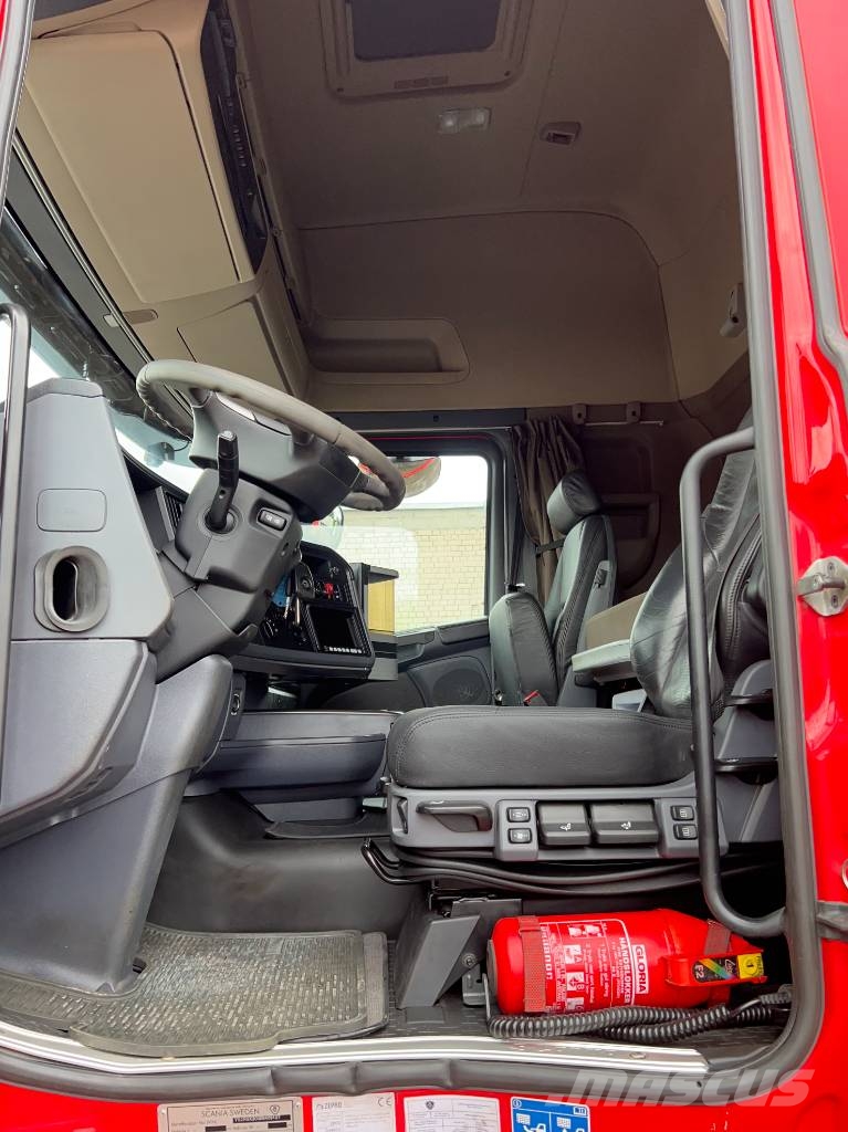 Scania R520LB6X2HNB EURO6, ADR+PTO,Retarder,full air Camiones con caja de remolque