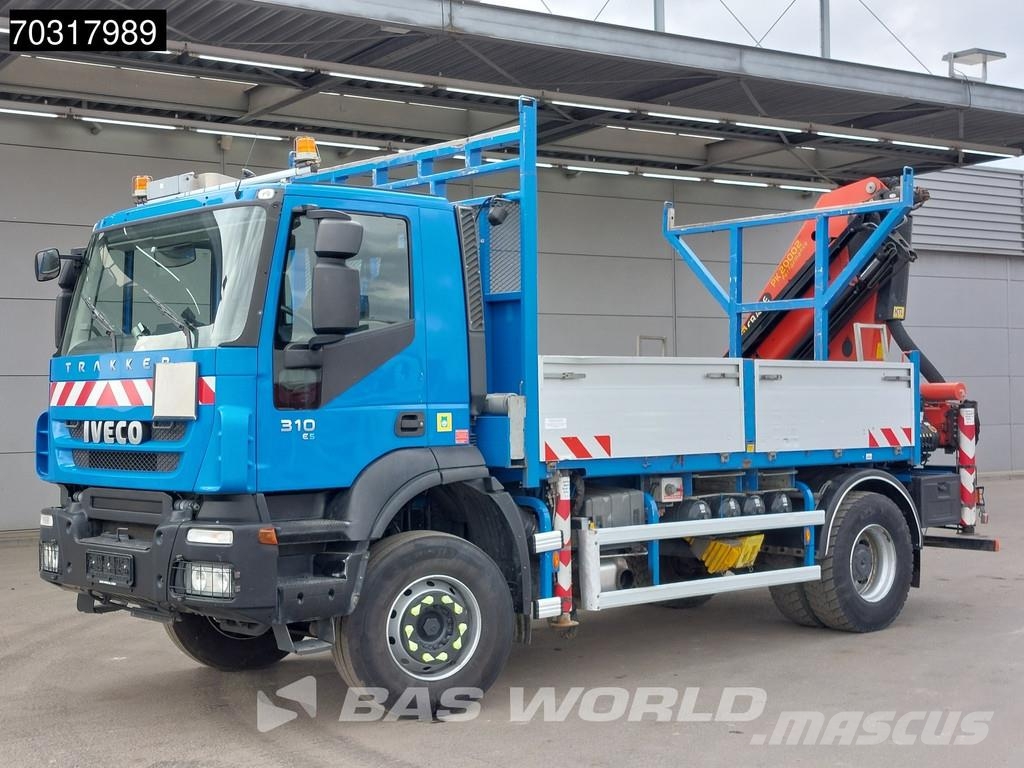 Iveco Stralis 310 4X2 Palfinger PK 20002 Kran Crane Stee Platte bakwagens