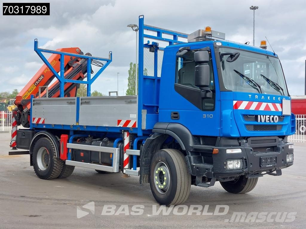 Iveco Stralis 310 4X2 Palfinger PK 20002 Kran Crane Stee Platte bakwagens