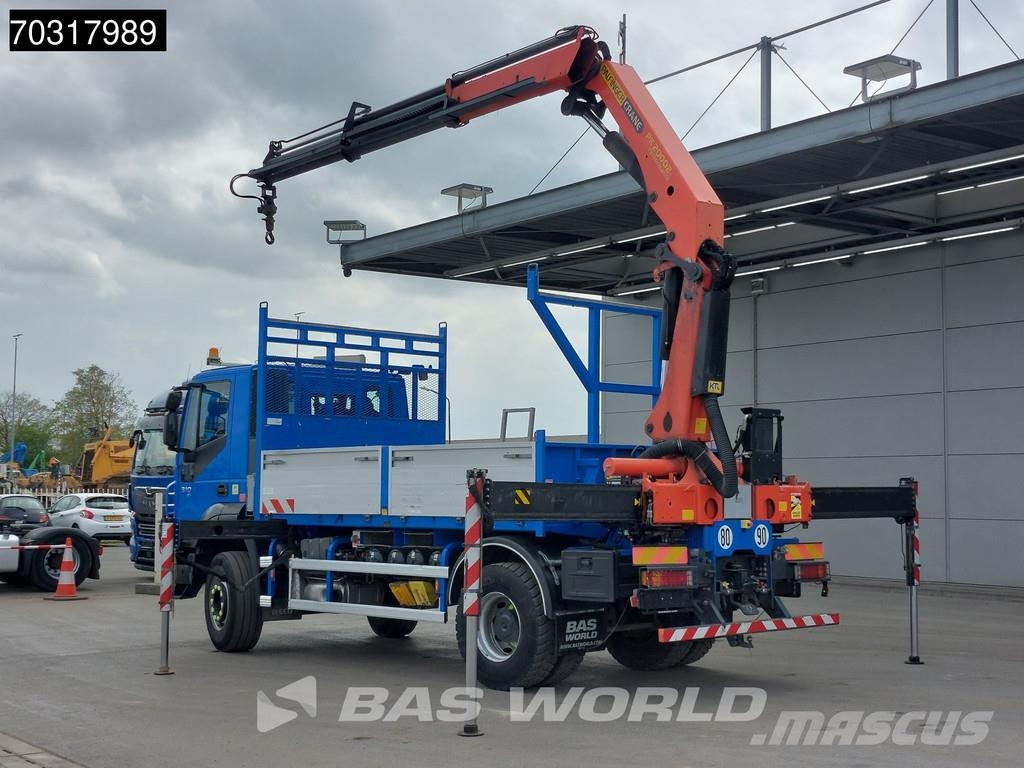 Iveco Stralis 310 4X2 Palfinger PK 20002 Kran Crane Stee Platte bakwagens