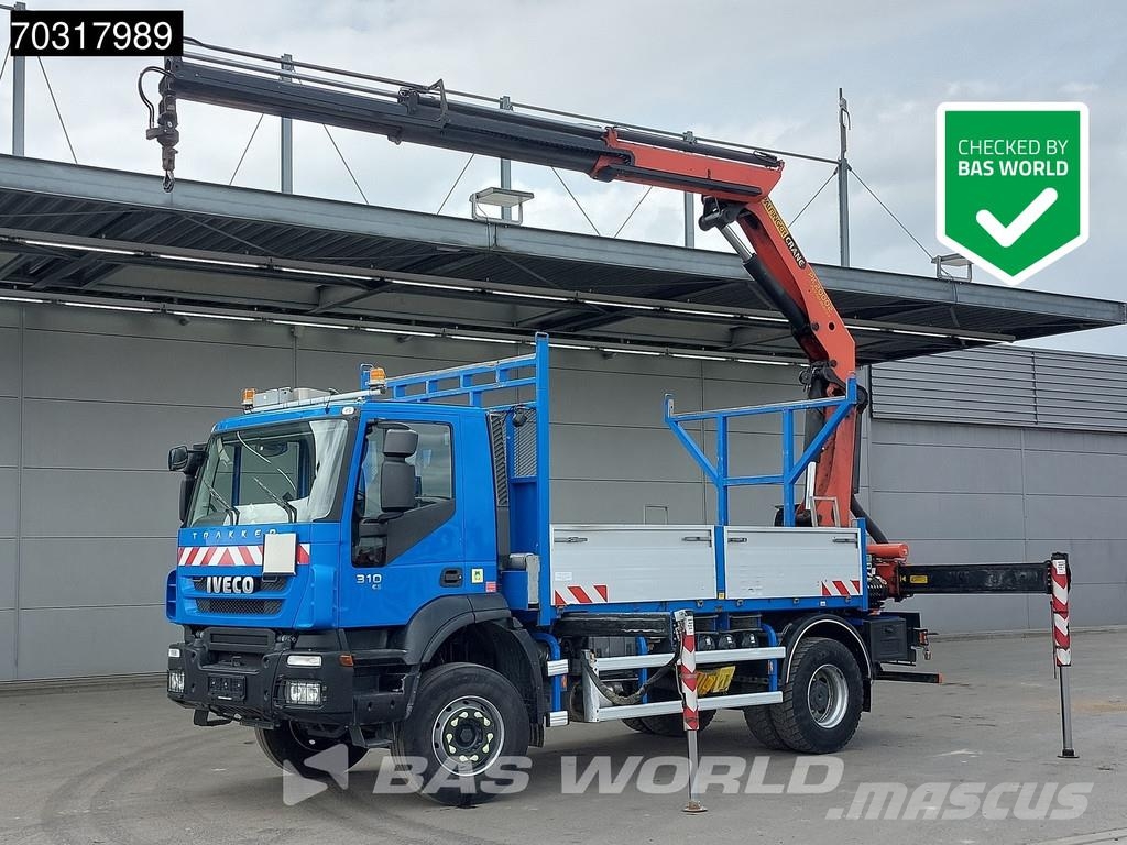 Iveco Stralis 310 4X2 Palfinger PK 20002 Kran Crane Stee Platte bakwagens