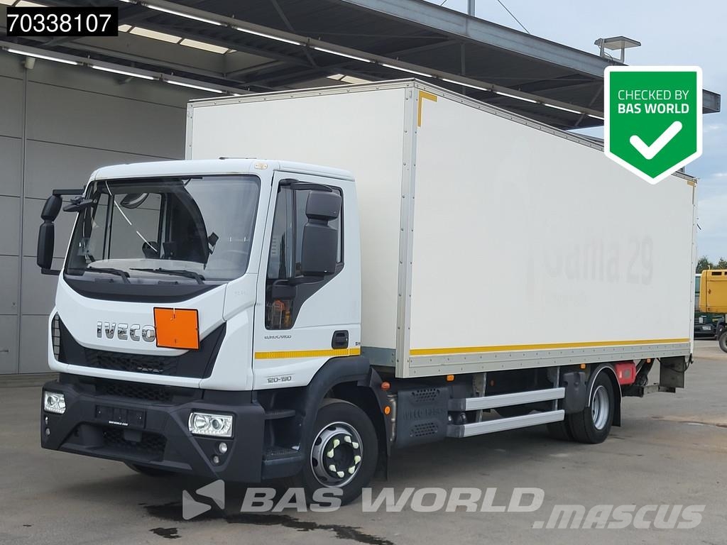 Iveco Eurocargo 120E190 4X2 12t Automatic 7,53m Box Euro Bakwagens met gesloten opbouw